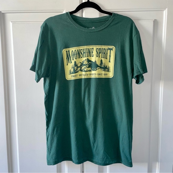Moonshine Spirit Short Sleeve Shirt Emerald Green - Picture 1 of 4